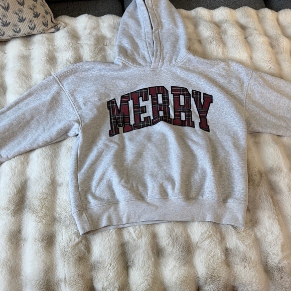Abercrombie & Fitch Tops - Abercrombie & Fitch Heather Gray Hoodie